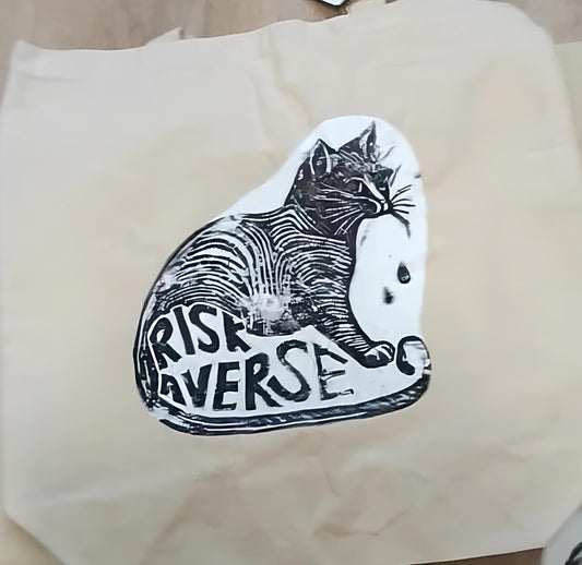 Riskaverse abolish pop punk tote
